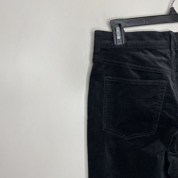 J.CREW Corduroy Pants Women 28 Full-Length Straight NEW Black Stretch BT006 - Picture 8 of 14